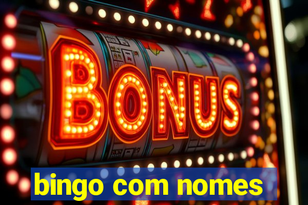 bingo com nomes